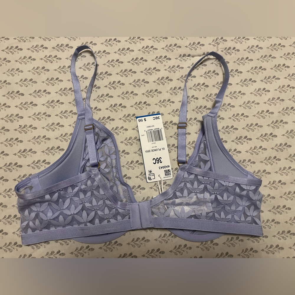 ADIDAS ADI LITE PLUNGE BRA 36C BNWT - Picture 5 of 7